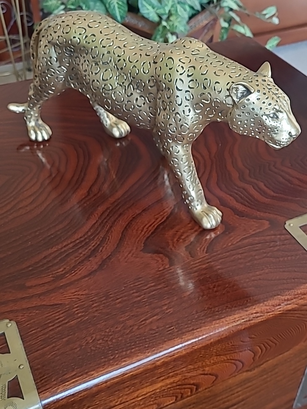 Prowling Leopard Statue